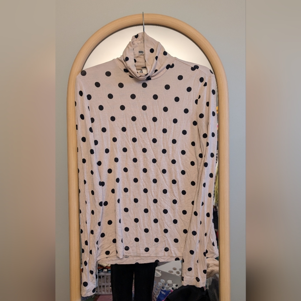 H&M Polka Dot Turtleneck
